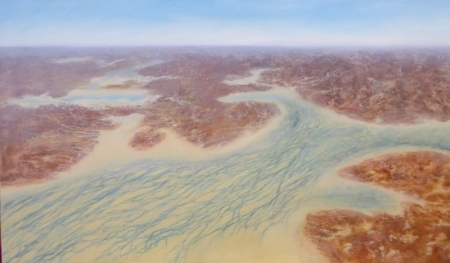Wide Brown Land 150 x 100 cms 